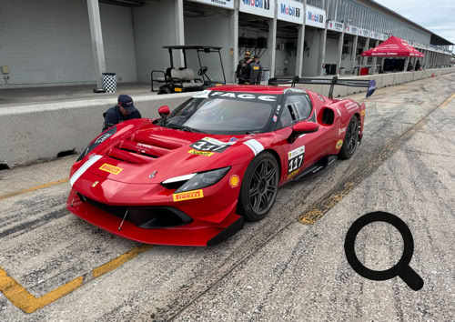 Ferrari Challenge USA race car by Dilawri Rossocorsa Racing at Mugello
