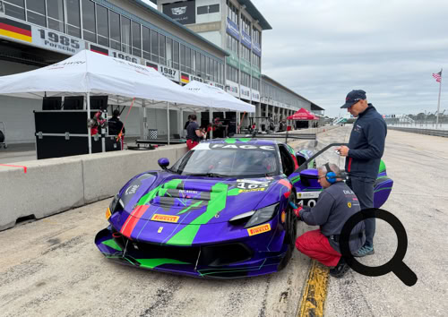 Ferrari Challenge USA race car by Dilawri Rossocorsa Racing at Mugello
