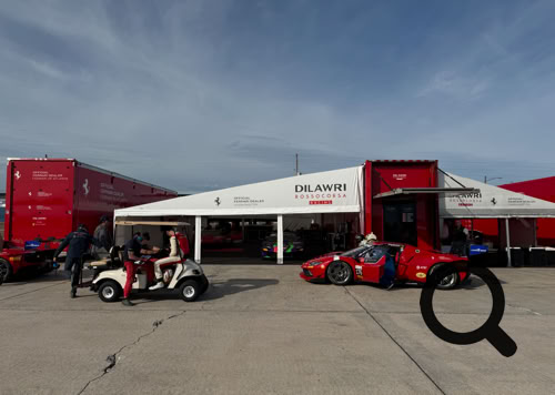 Ferrari Challenge USA race car by Dilawri Rossocorsa Racing at Mugello