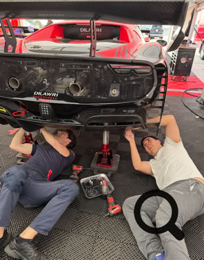 Ferrari Challenge USA race car by Dilawri Rossocorsa Racing at Mugello