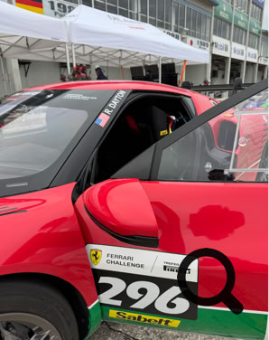 Ferrari Challenge USA race car by Dilawri Rossocorsa Racing at Mugello